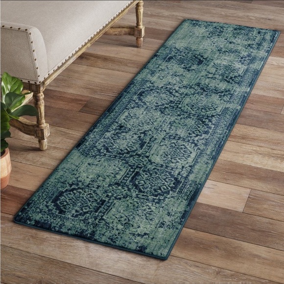 New 2'x7' Runner Overdyed Rug Turquoise
- Threshold - Picture 1 of 4